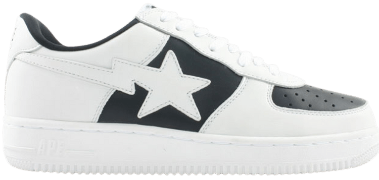 a bathing ape bapesta low white grey