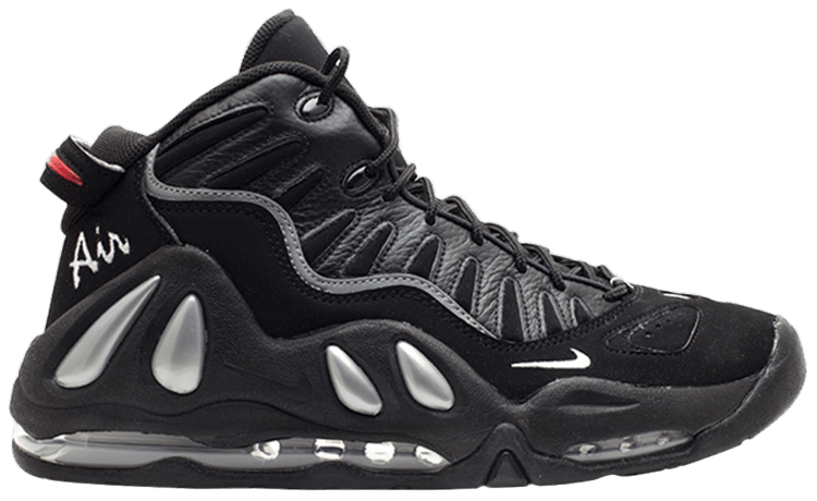 nike air max uptempo 97 black and white
