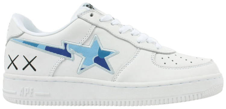 blue camo bape shoes