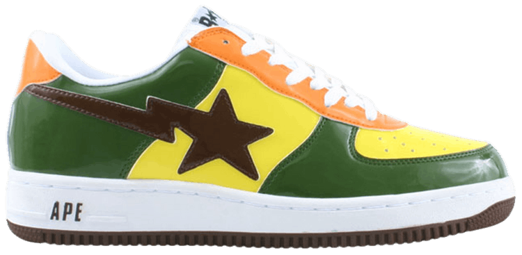 bapesta green yellow