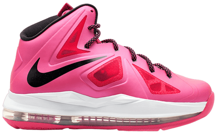 pink lebron 10