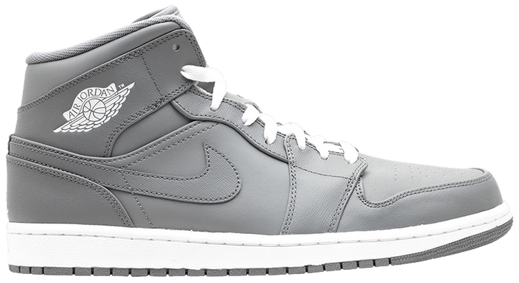 jordan 1 mid grey white