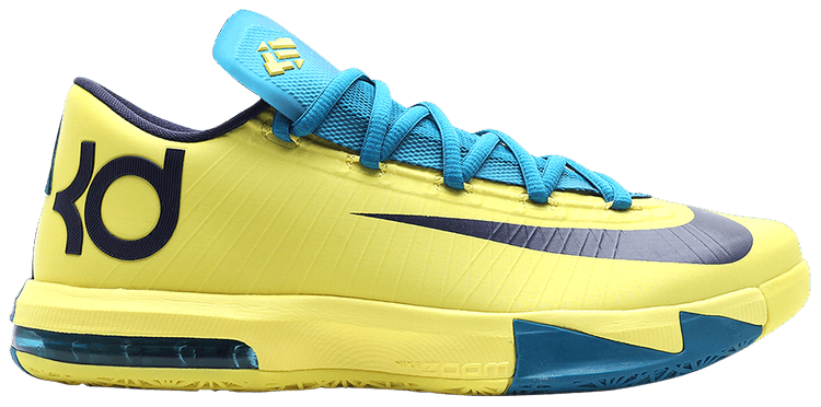 yellow and blue kd 6