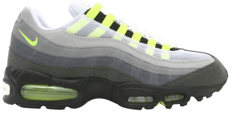 air max 95 lime green and grey