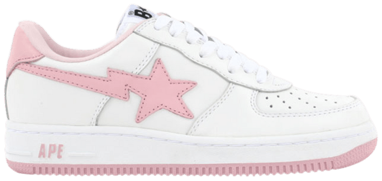 Pink and white bapestas Clearance