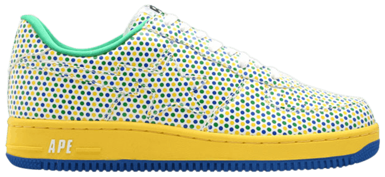 green yellow blue bapesta
