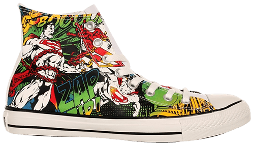 superman converse high tops