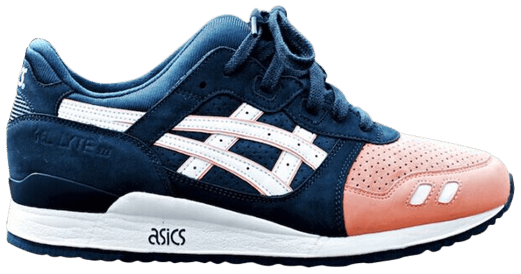 asics gel lyte iii h02ak salmon toe asics gel lyte iii h02ak salmon toe