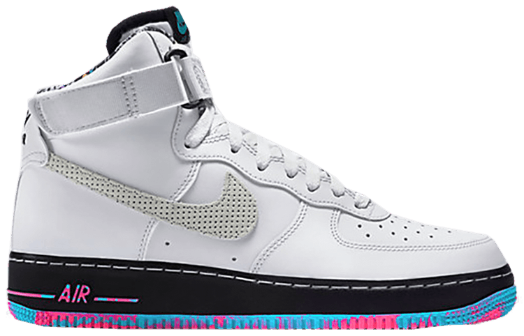 nike air force high tops multicolor