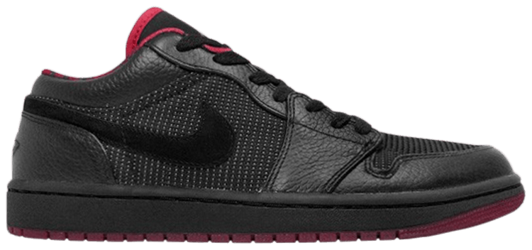 Air Jordan 1 Retro Low 'Black Silver Red' - Air Jordan - 309192 001 | GOAT