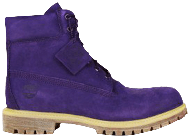 purple and gold timberlands