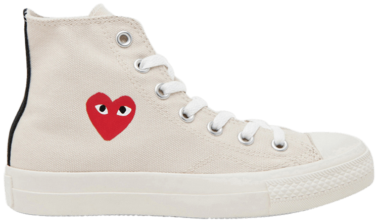 all star x comme des garcons white
