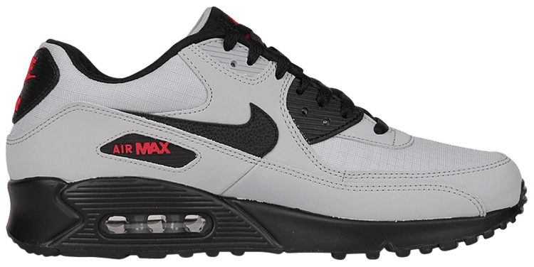 nike air max 90 essential grey and red