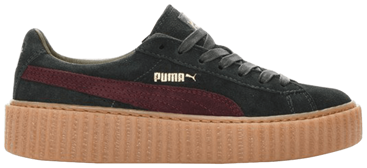 puma creeper green bordeaux