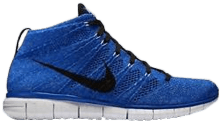 nike free flyknit chukka game royal