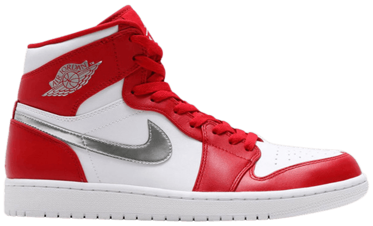 white and silver jordan 1