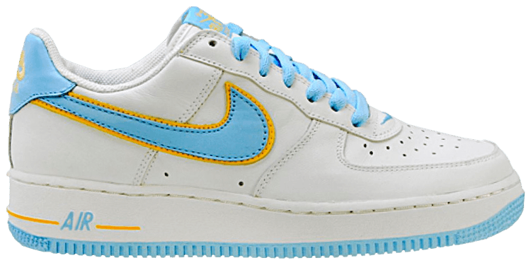 Wmns Air Force 1 Low Ice Blue Maize Nike 307109 143 Goat