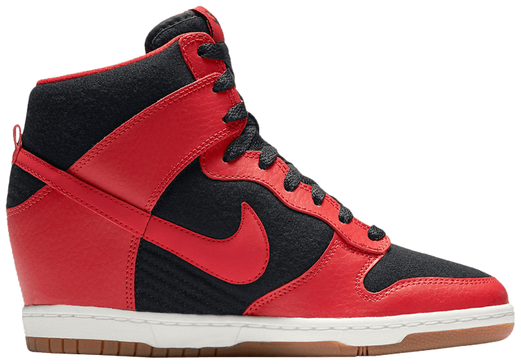 red nike dunk sky high