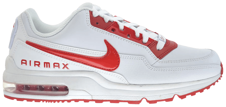 nike air max ltd white and red