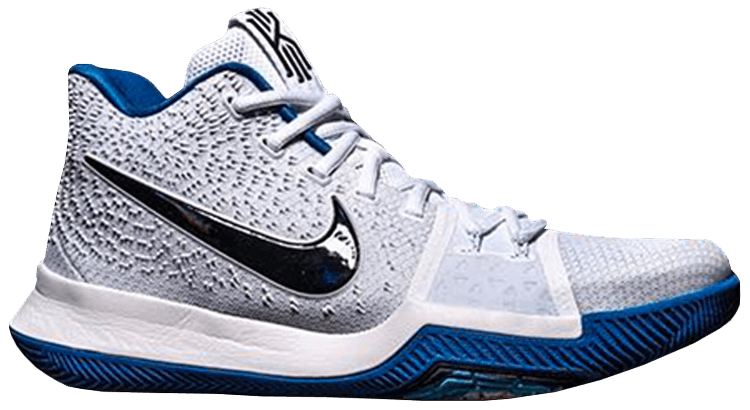 kyrie 3 white and blue