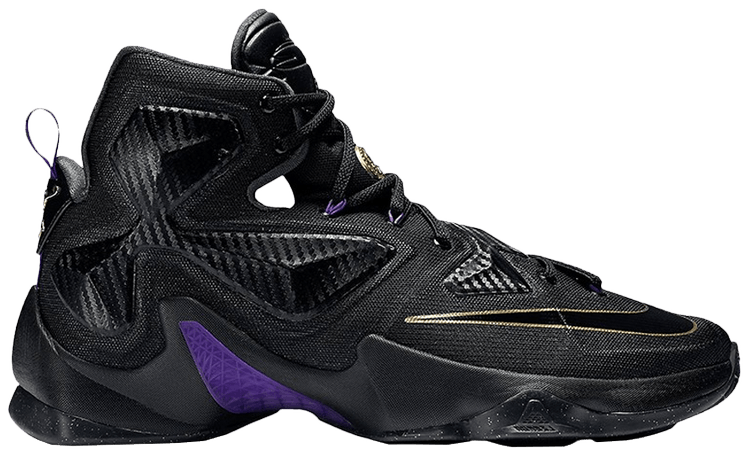 lebron 13 black and gold cheap online