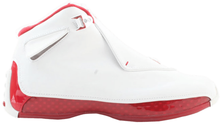 Air Jordan 18 OG PS 'White Varsity Red' - Air Jordan - 305885 161 | GOAT