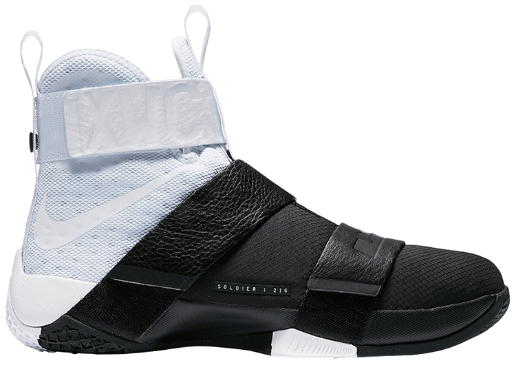 black and white lebron soldier 10