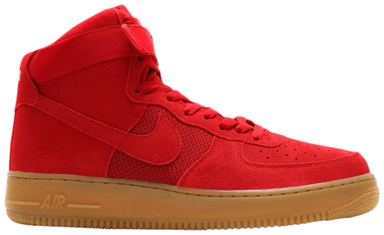 air force 1 high 07 lv8 red