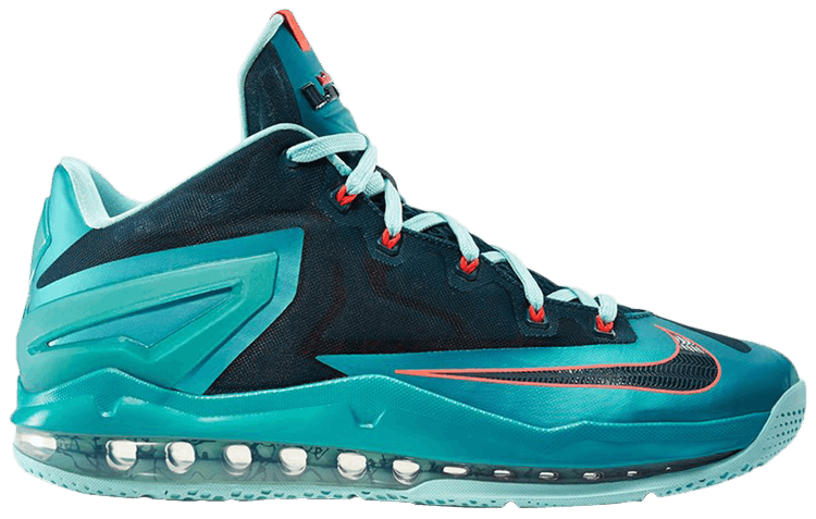 lebron 11 low turbo green