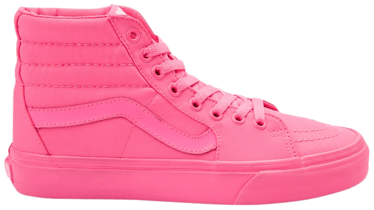 pink skate high vans
