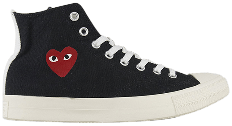 Comme Des Garcons X Chuck Taylor All Star Hi Black Converse