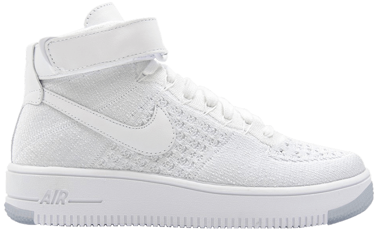 triple white nike flyknit
