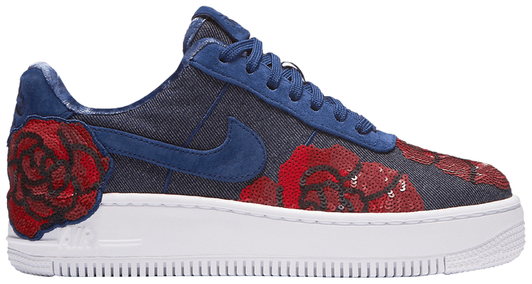 Wmns Air Force 1 'Floral Sequin' - Nike - 898421 401 | GOAT