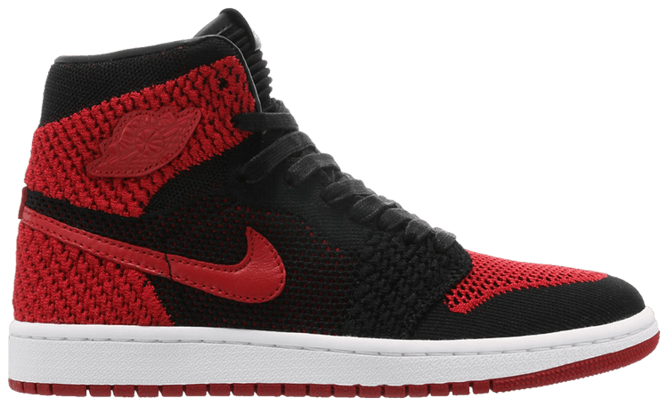 flyknit bred jordan 1