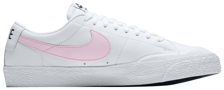 nike sb blazer low xt white pink