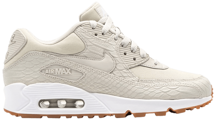 Wmns Air Max 90 Premium Light Bone Nike 6497 001 Goat