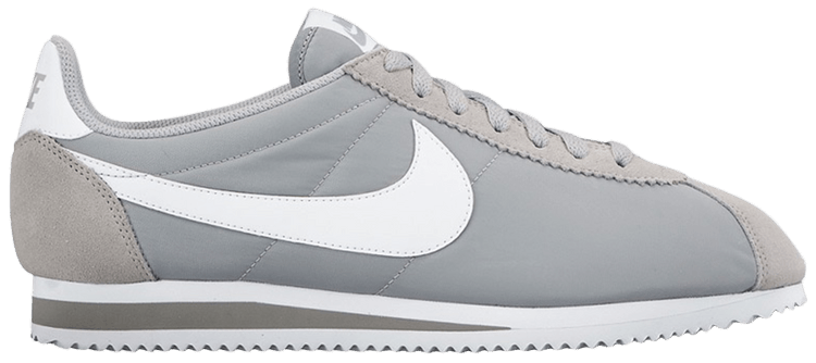 nike classic cortez nylon wolf grey