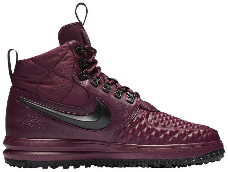burgundy air force one boots