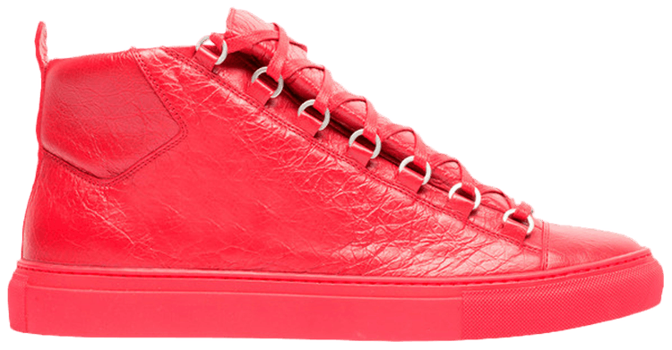 balenciaga red arena sneakers