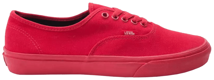 Vans Authentic 'True Red' Mens Sneakers - Size 8.5