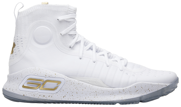 curry 4 all white