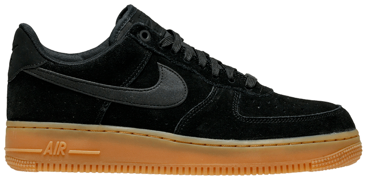 all black suede air force