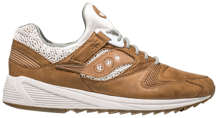 saucony grid 8500 sneakers with gum sole