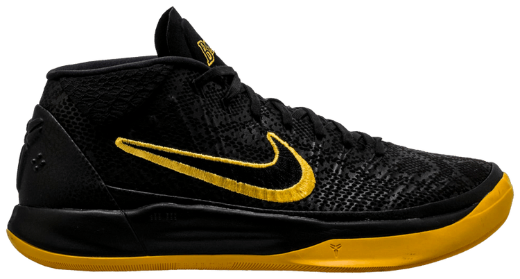 kobe ad mid black gold