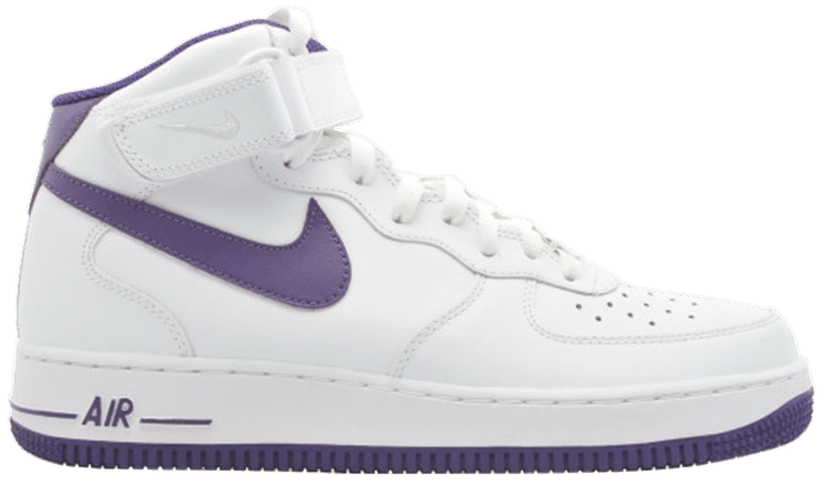 Air Force 1 Mid '07 'White Purple 