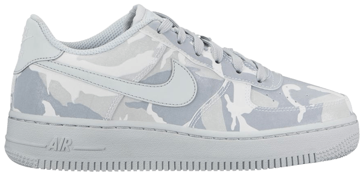 white camo air force ones