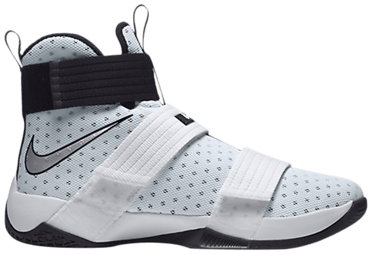 lebron soldier 10 white and black