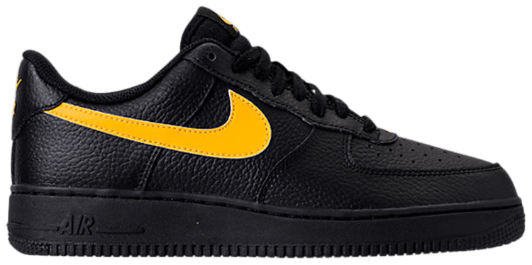 air force 1 low black yellow
