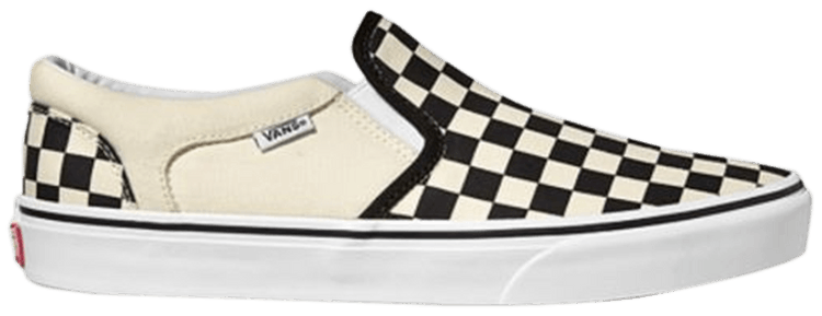 vans asher checkerboard