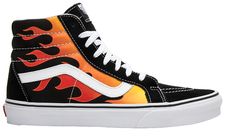 vans sk8 hi flame